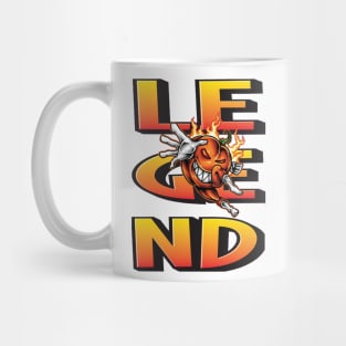 Legend Halloween Havoc The Man The Myth The Pumpkin Bodybuilder Powerlifter Mug